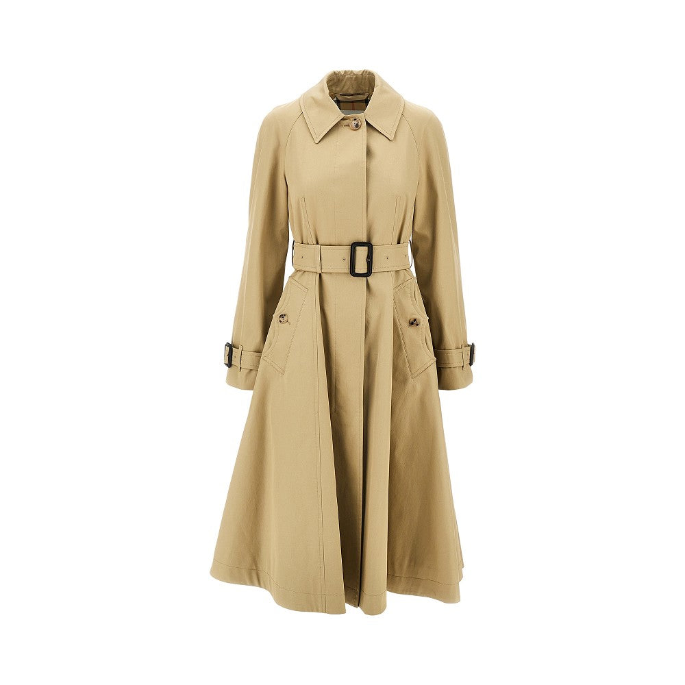 Burberry Car coat Ellingham fit-and-flare in gabardine