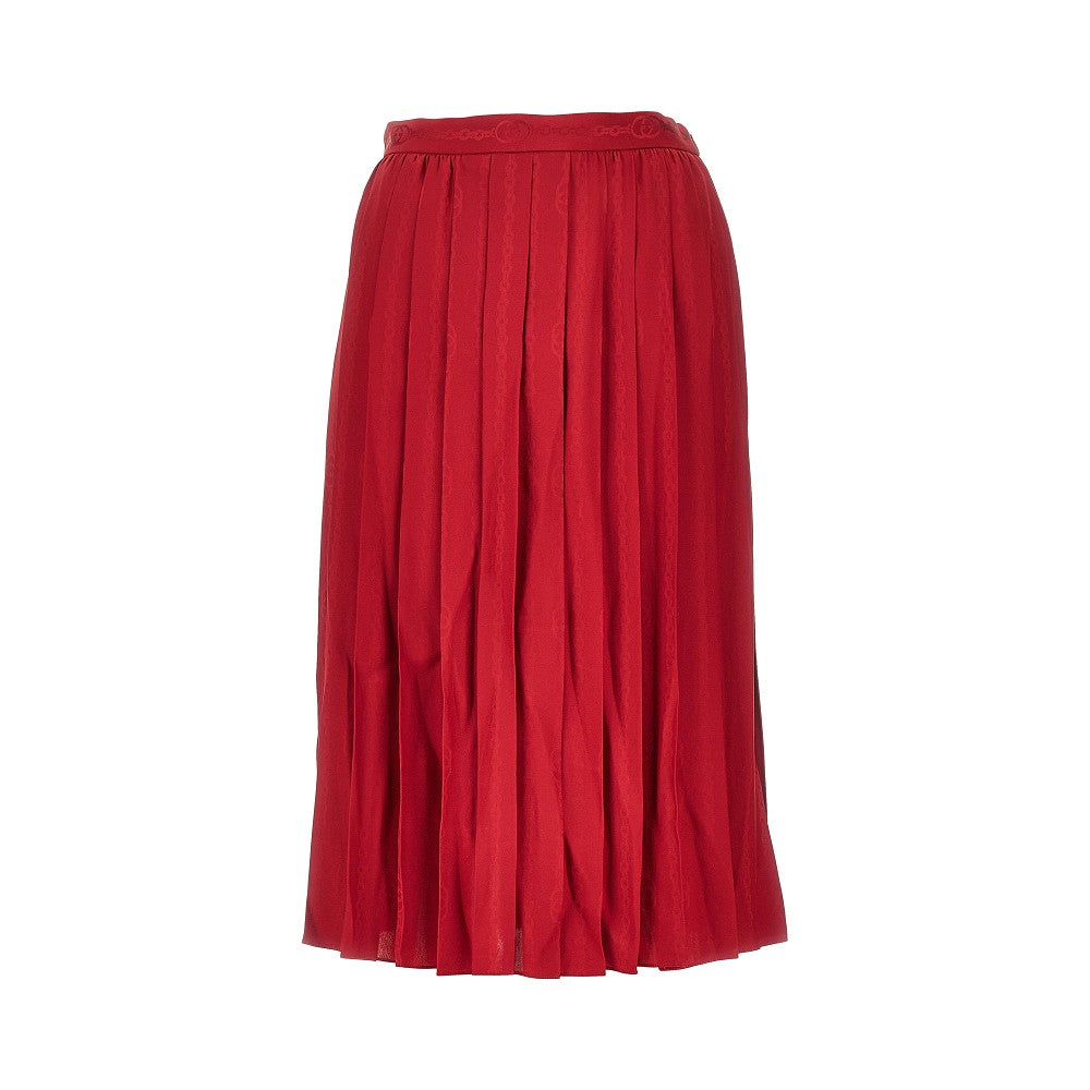 Gucci Gonna midi in seta jacquard