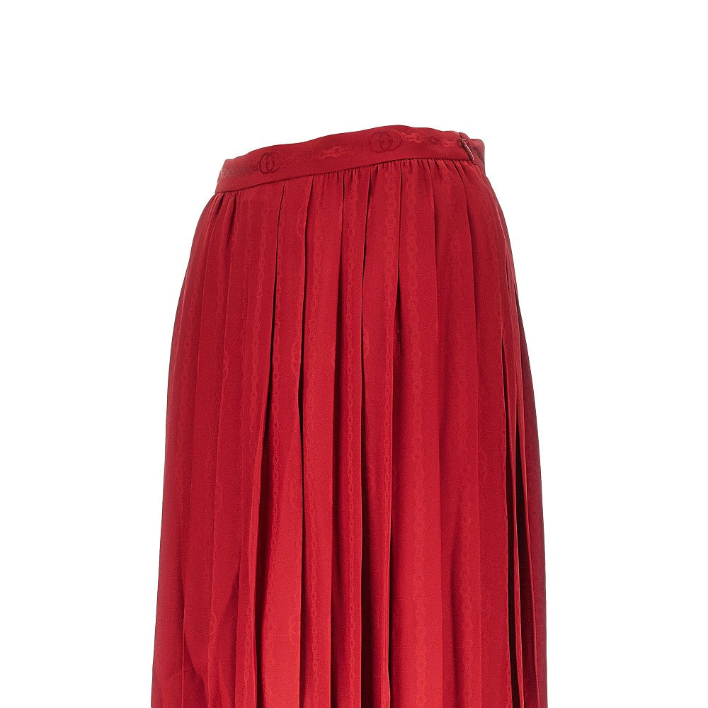 Gucci Gonna midi in seta jacquard, view 2