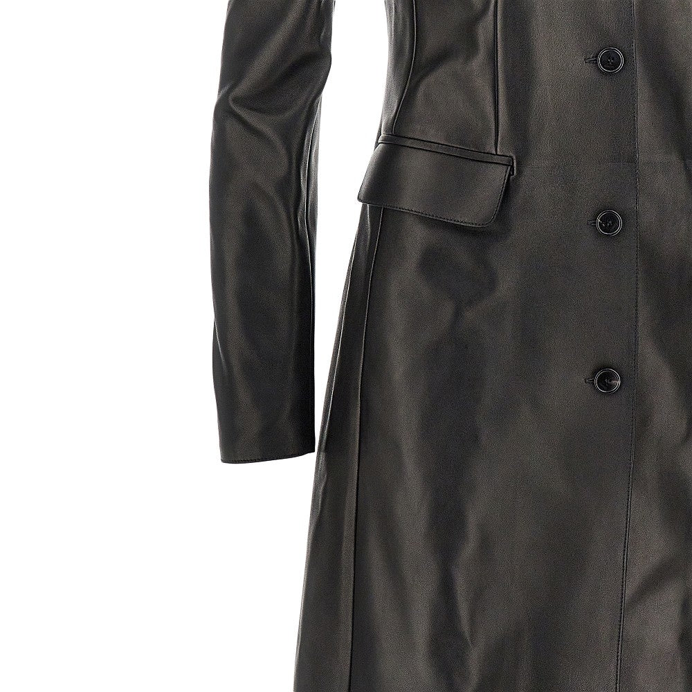 Gucci Cappotto monopetto in nappa, view 2