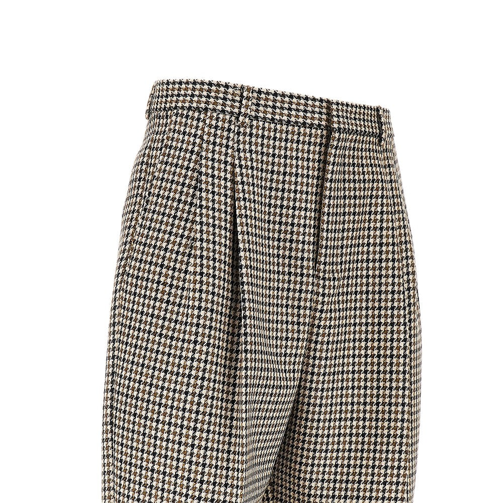 Emporio Armani Pantalone in tweed a quadri con pinces, view 2