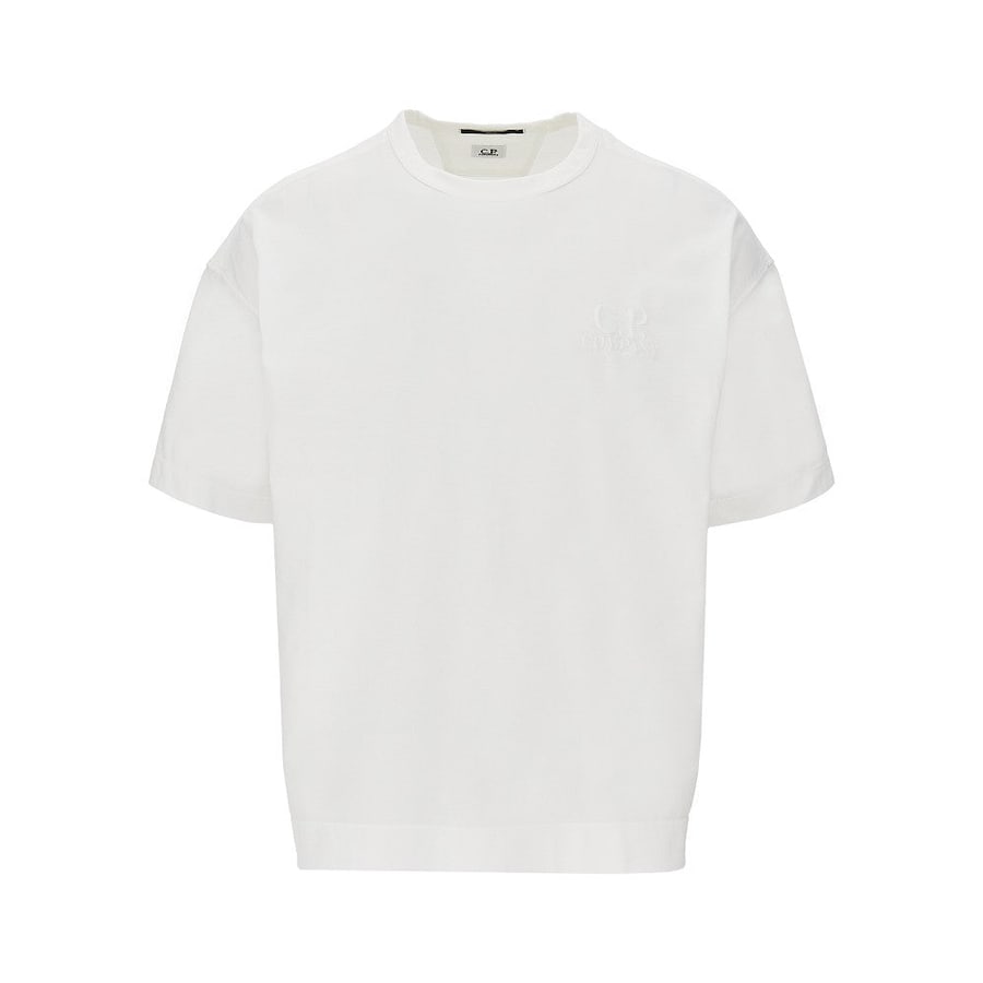 C.P. Company T-shirt in jersey di cotone con ricamo logo