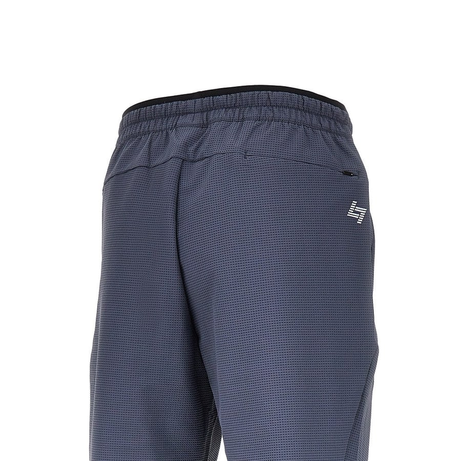 EA7 Pantalone in VENTUS7 goffrato, view 4