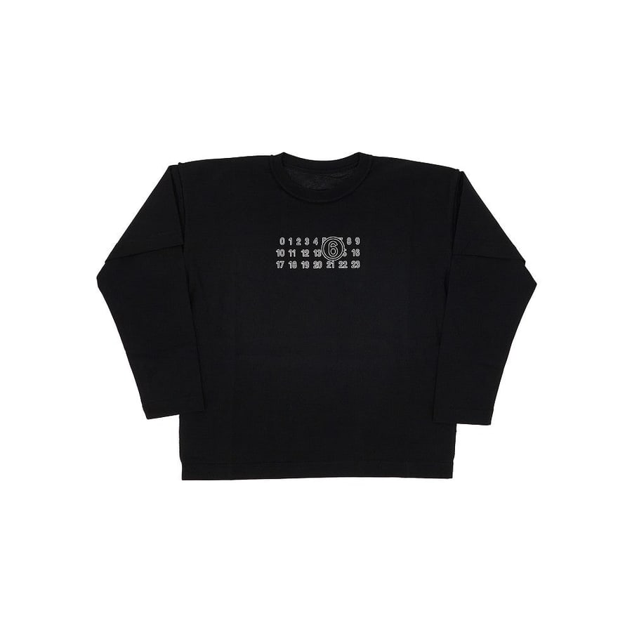 MM6 T-shirt a manica lunga effetto layering