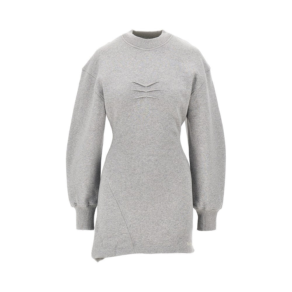The Attico Mini abito in felpa mélange