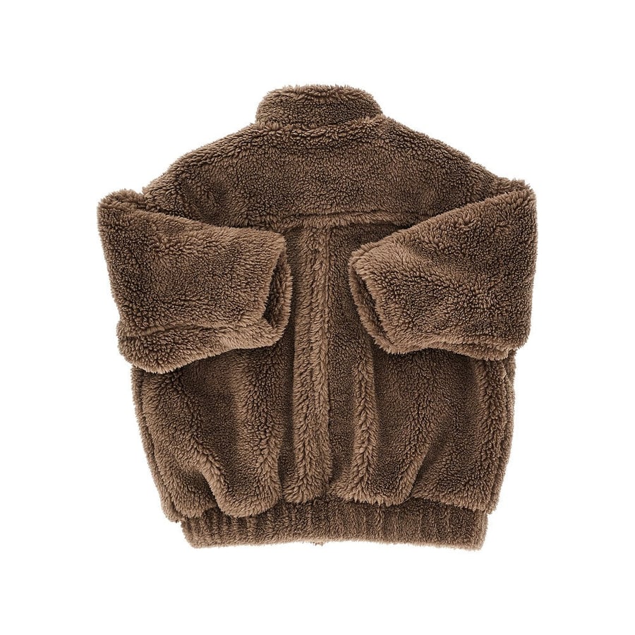 DOUDOU Giacca oversize in Teddy, view 2
