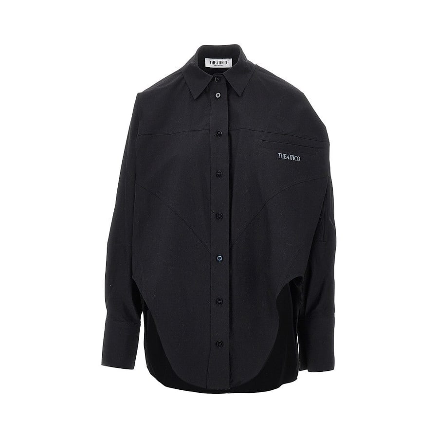 The Attico Camicia oversize con orlo sagomato