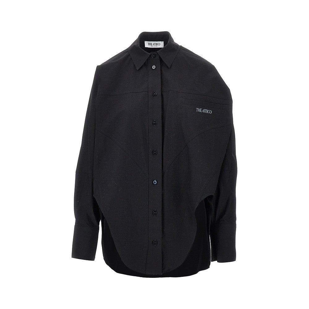 The Attico Camicia oversize con orlo sagomato