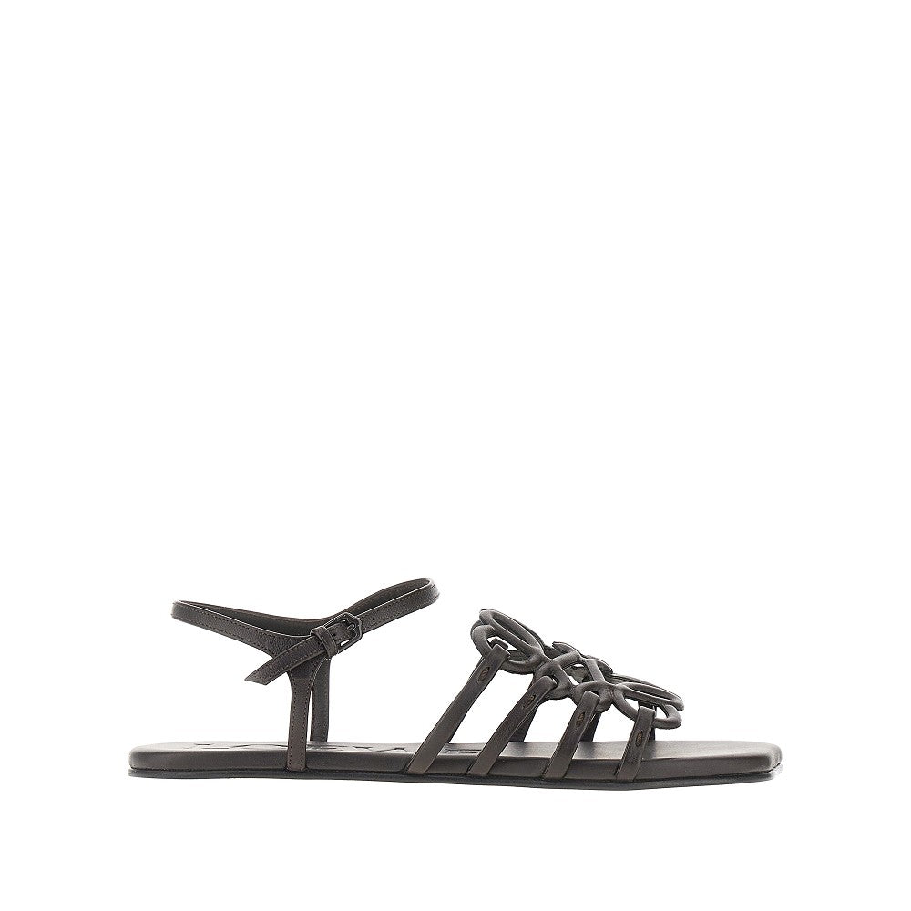 Loewe Sandali 'Petal Anagram' in pelle