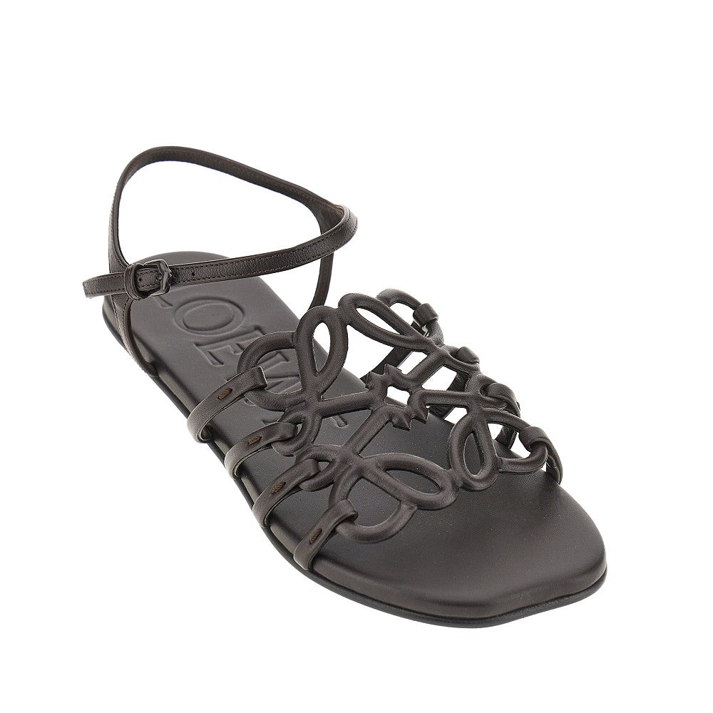 Loewe Sandali 'Petal Anagram' in pelle, view 2