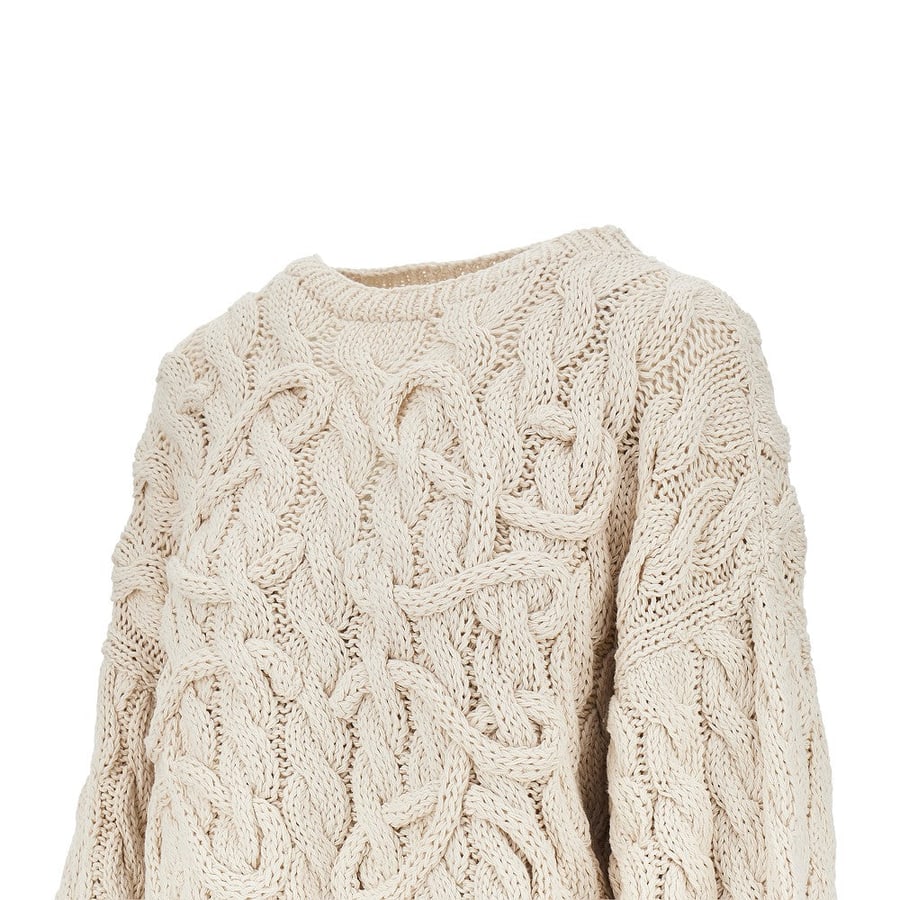 Loewe Pullover Anagram in lana e cotone, view 2