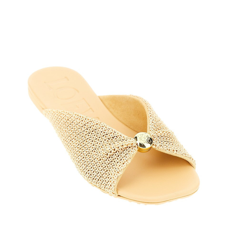 Loewe Ciabatta effetto rafia 'Pebble Soft', view 2