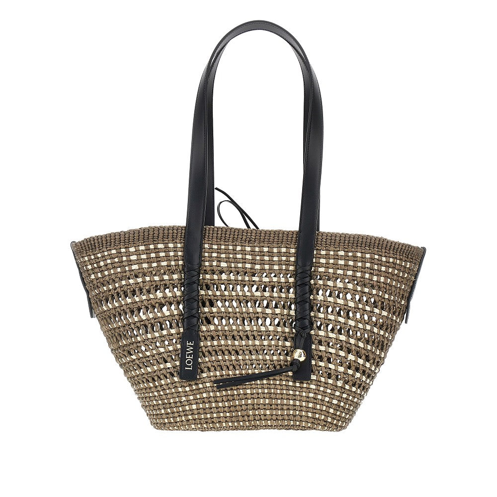 Loewe Basket bag Braid media in palma intrecciata