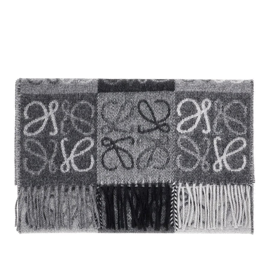 Loewe Sciarpa in lana jacquard Anagram