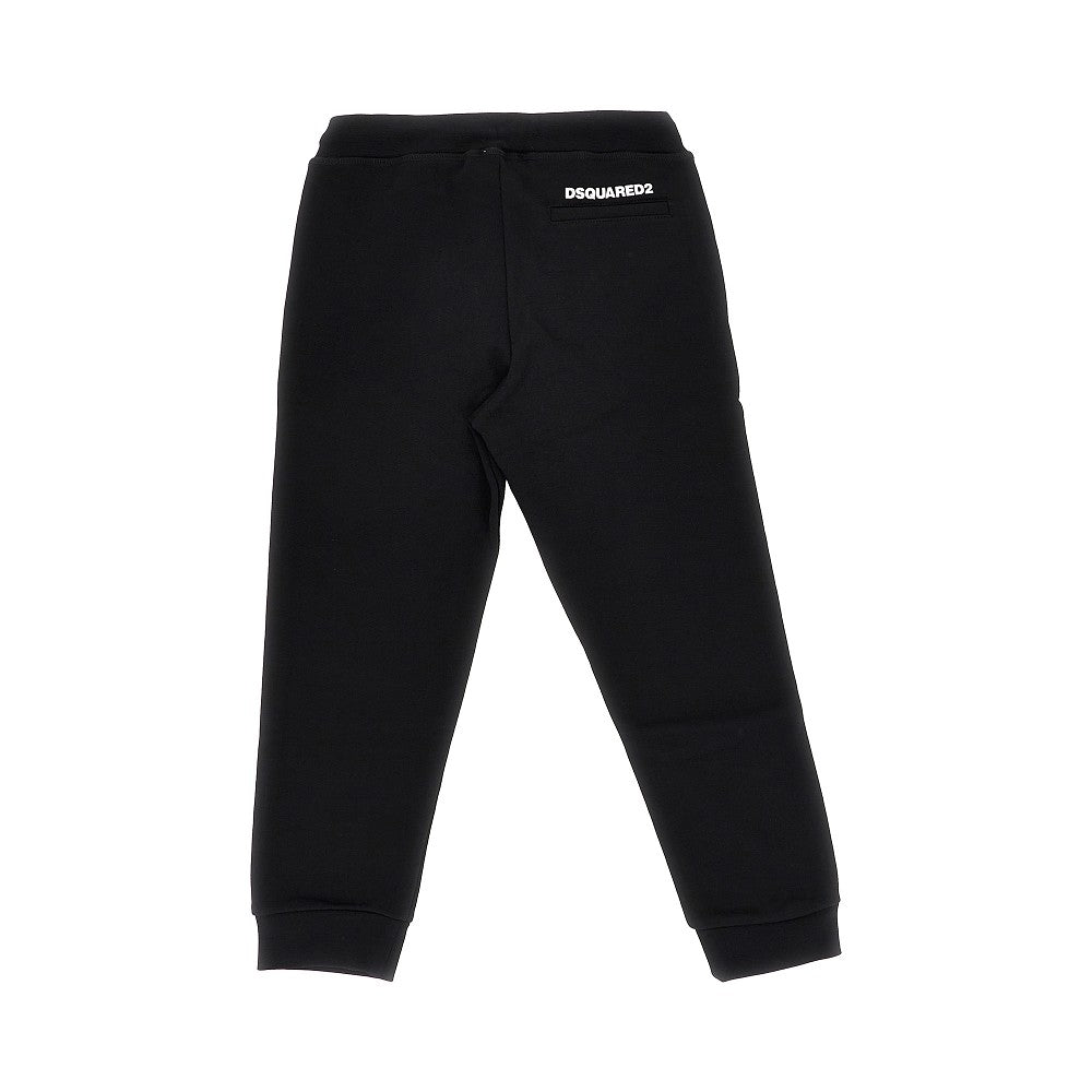 Dsquared2 Pantalone in felpa con logo, view 2