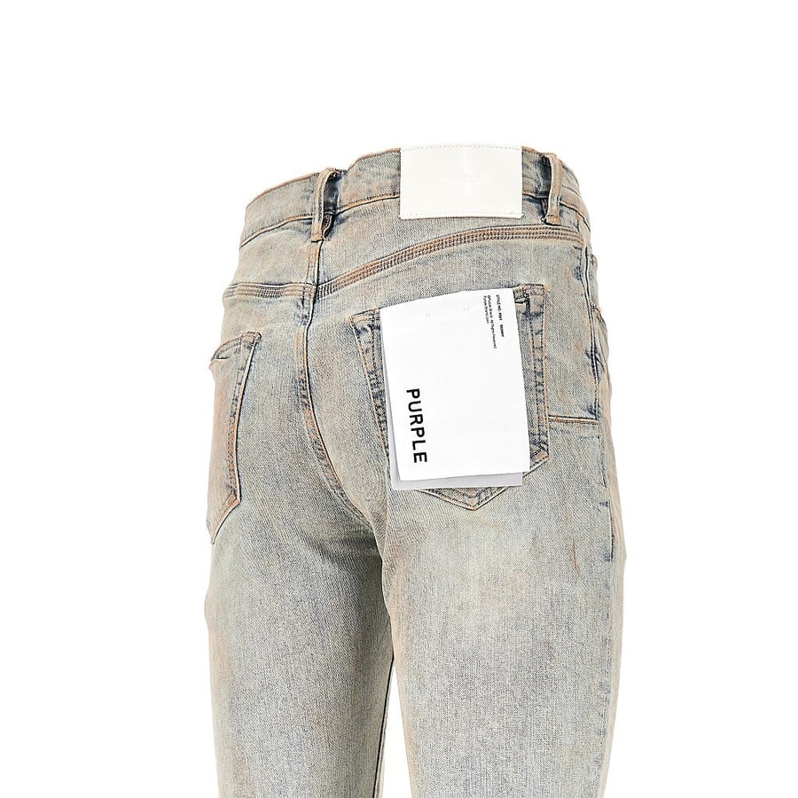 PURPLE BRAND Jeans P001 Pink Mud Distressed, view 4