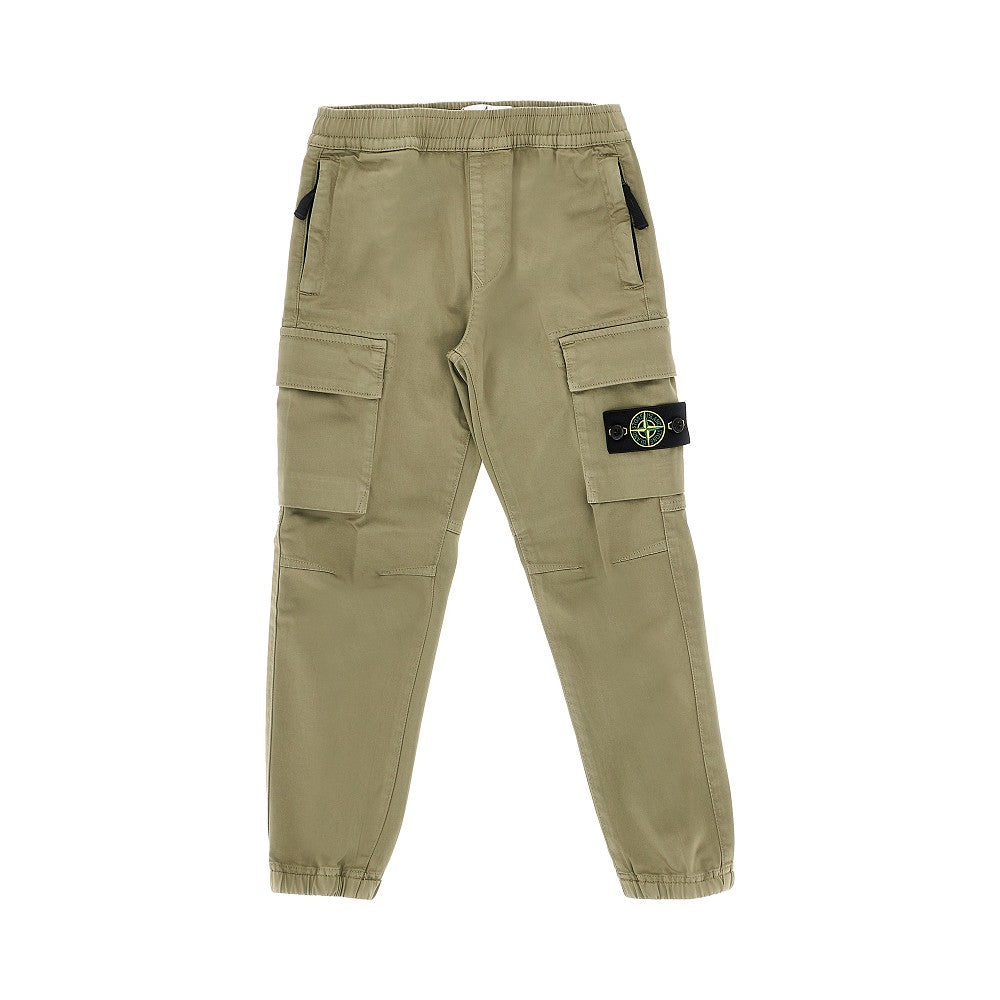 Stone Island Pantalone cargo in cotone stretch