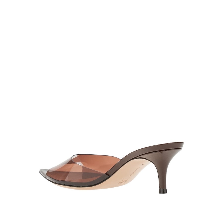 GIANVITO ROSSI Mules 'Elle' in PVC, view 3