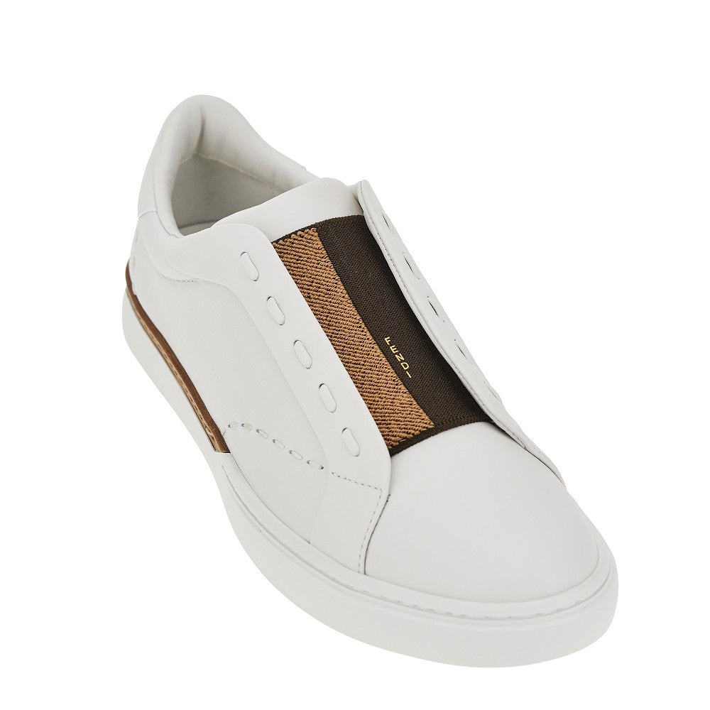 Fendi Sneakers 'Fendi City' in pelle, view 2
