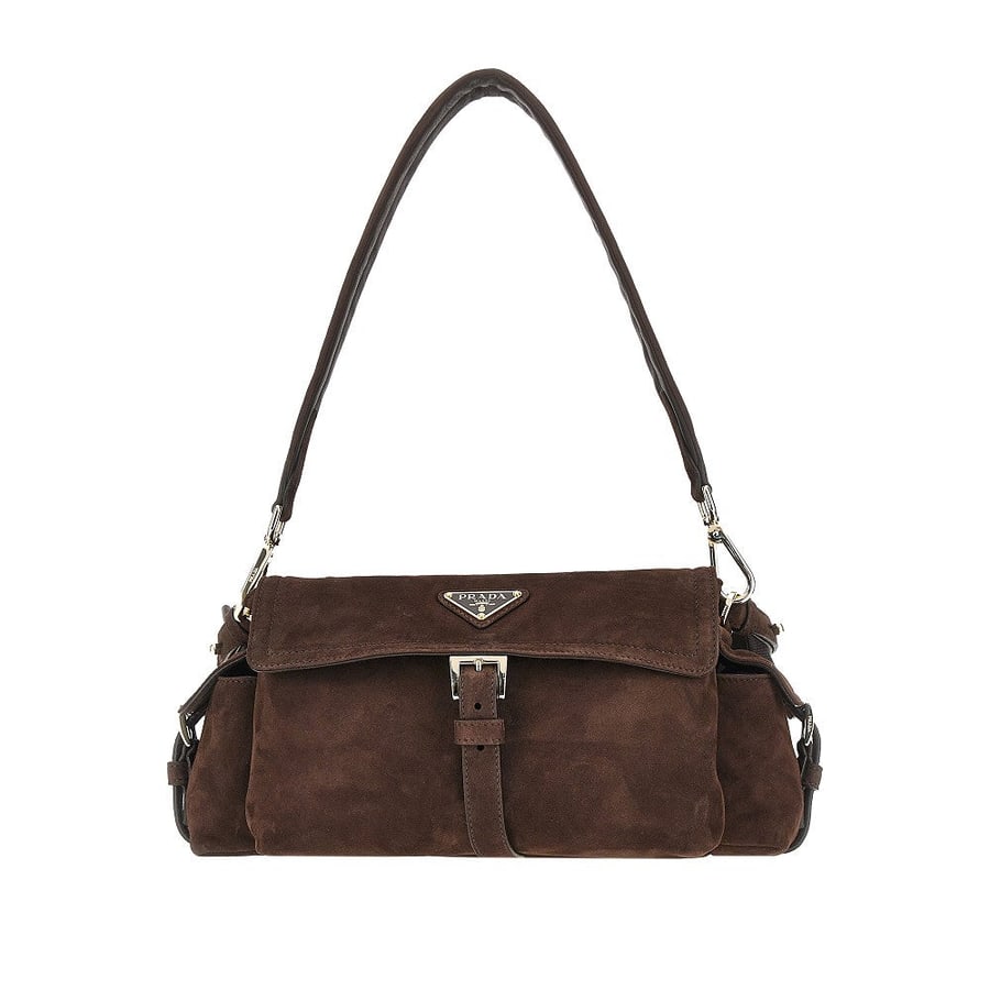 Prada Borsa 'Prada Explore' media in suede