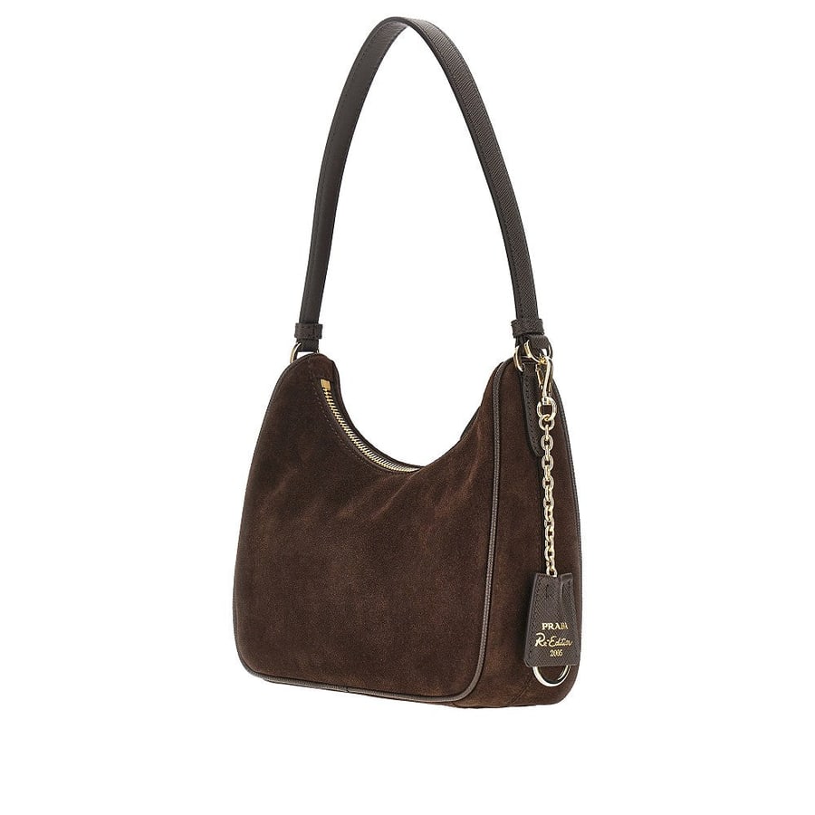 Prada Borsa 'Prada Re-Edition 2005' in suede, view 2
