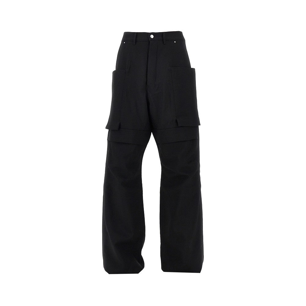 Rick Owens Pantalone cargo 'Stefan' in tela di lana