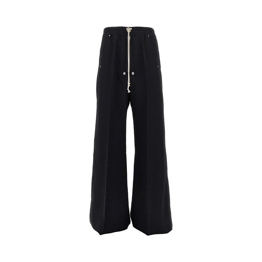 Rick Owens Pantalone Wide Bela in tela di lana