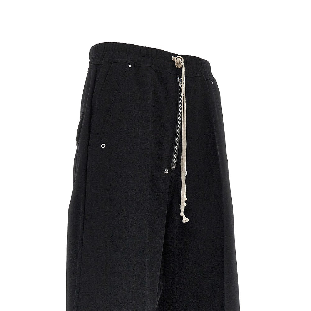 Rick Owens Pantalone Wide Bela in tela di lana, view 2