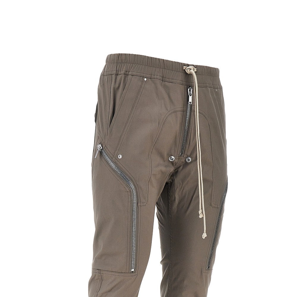 Rick Owens Pantalone cargo 'Heizer' in cotone stretch, view 2