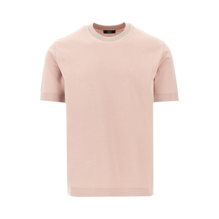 Herno T-shirt in jersey knit effect