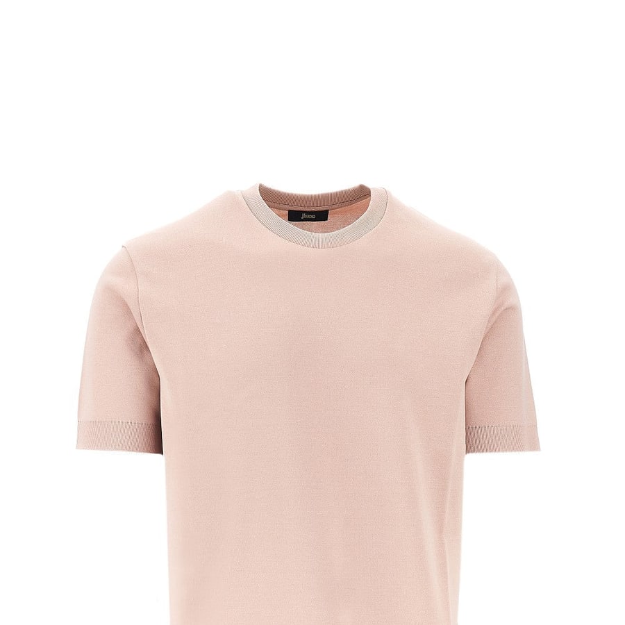 Herno T-shirt in jersey knit effect, view 2