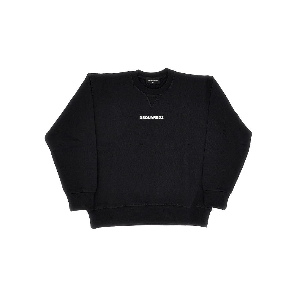 Dsquared2 Felpa girocollo con stampa logo