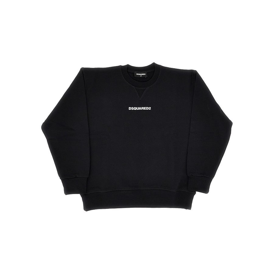 Dsquared2 Felpa girocollo con stampa logo
