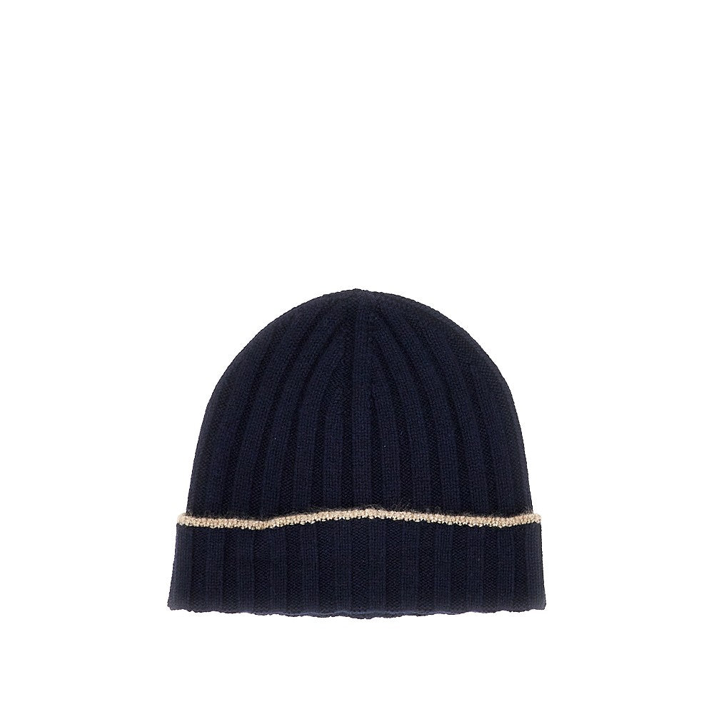Brunello Cucinelli Beanie in cachemire a coste