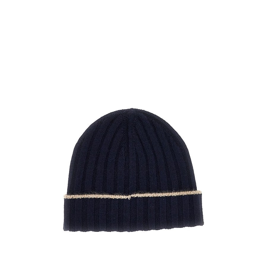 Brunello Cucinelli Beanie in cachemire a coste, view 2