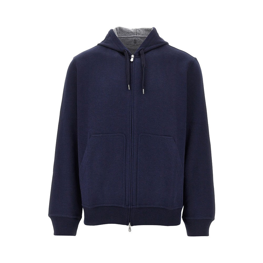 Brunello Cucinelli Felpa full-zip in double jersey