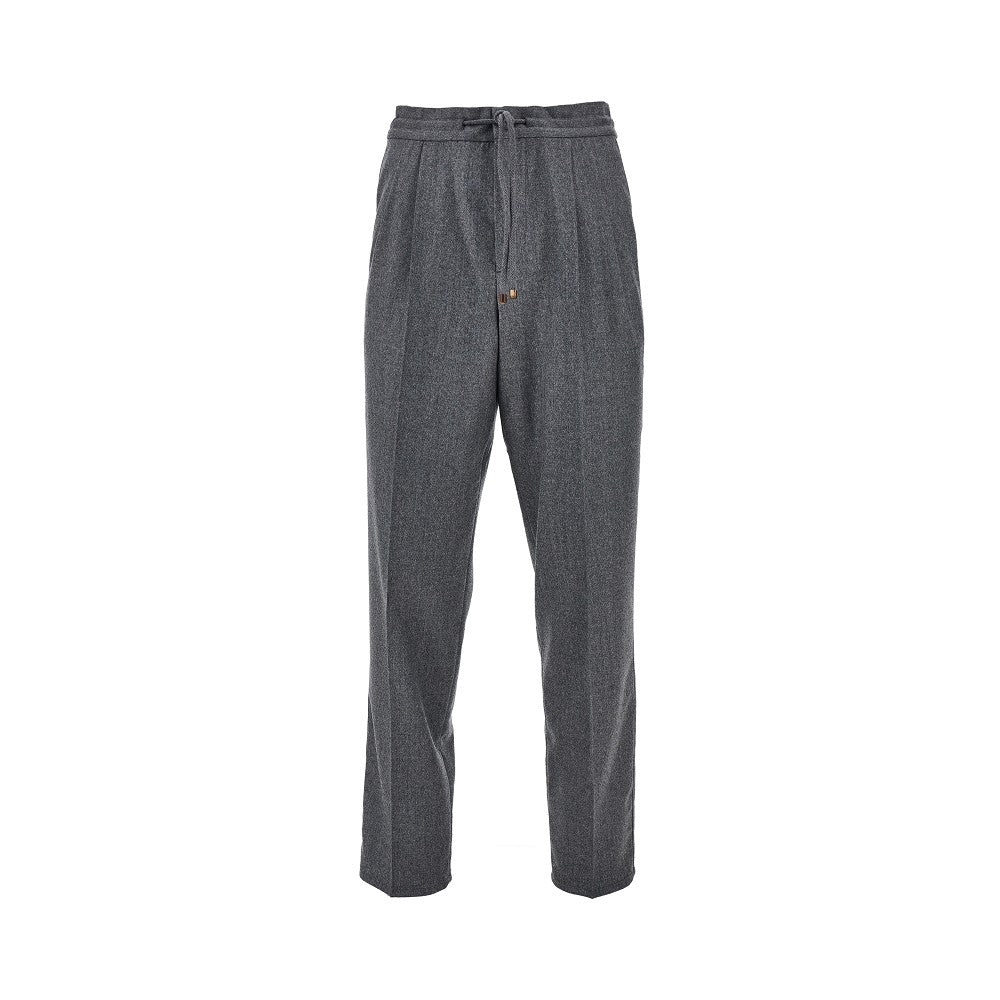 Brunello Cucinelli Pantalone Leisure Fit in lana