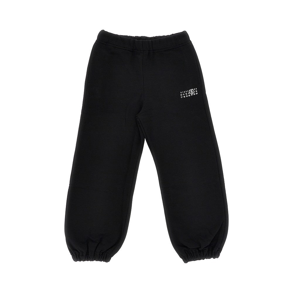 MM6 Pantalone sportivo con stampa Numeric Logo