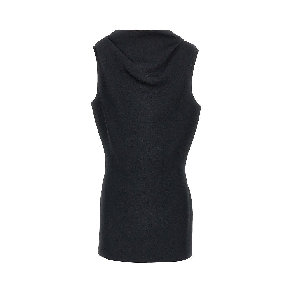 KHAITE Mini abito in crepe satin