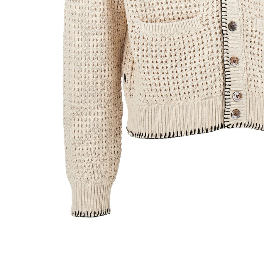 OBEY Cardigan 'Ethan' in cotone, view 2