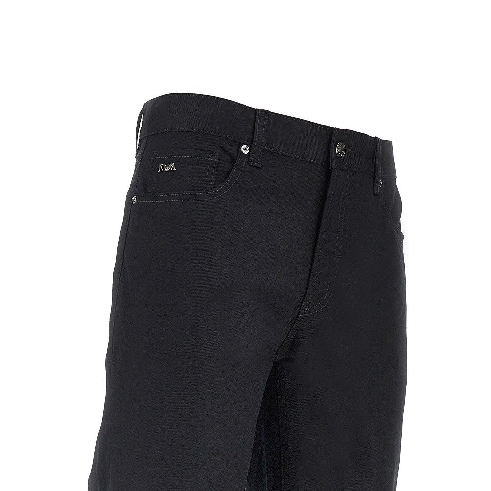 Emporio Armani Pantalone 'J76' in cotone stretch, view 2