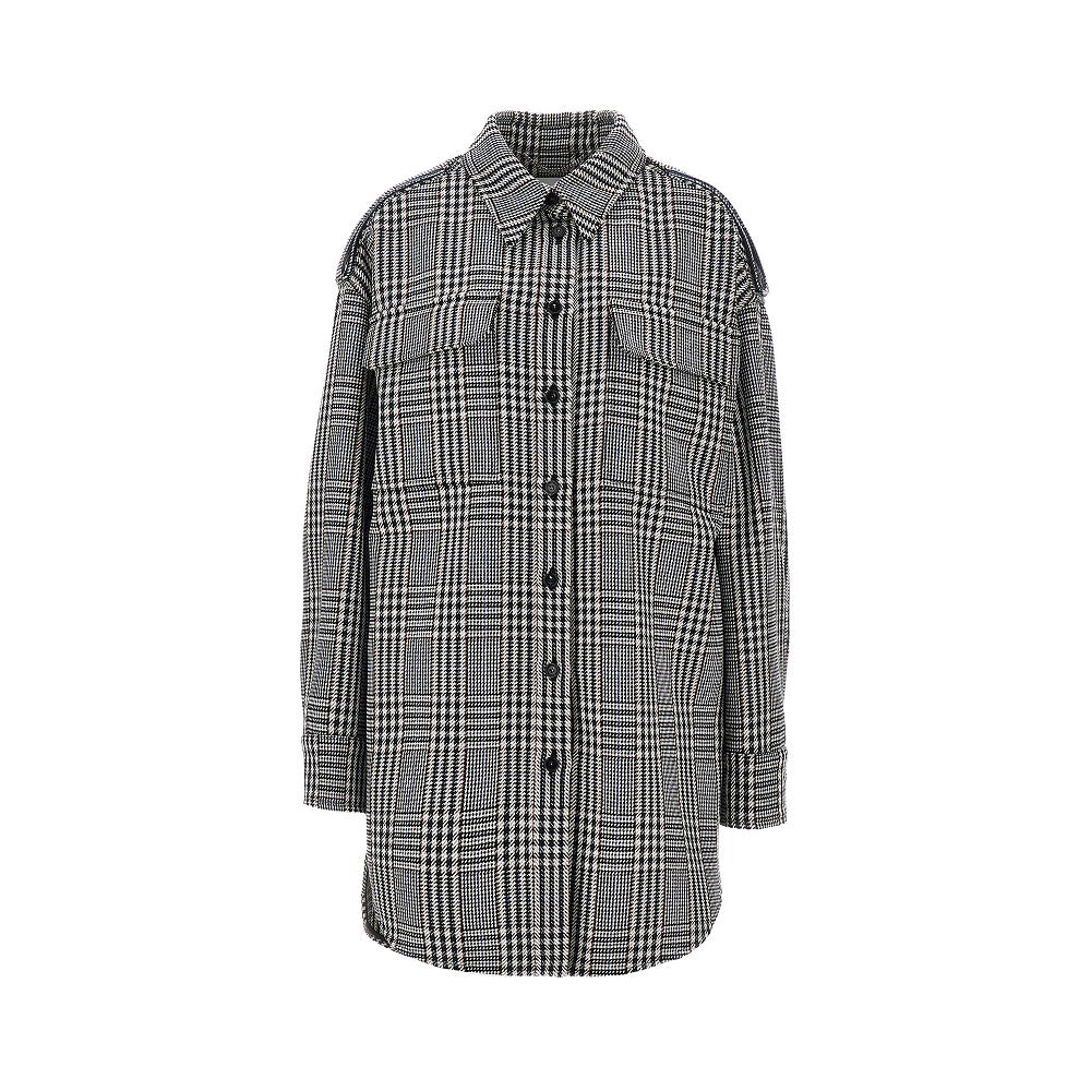 Stella McCartney Overshirt in lana Principe di Galles
