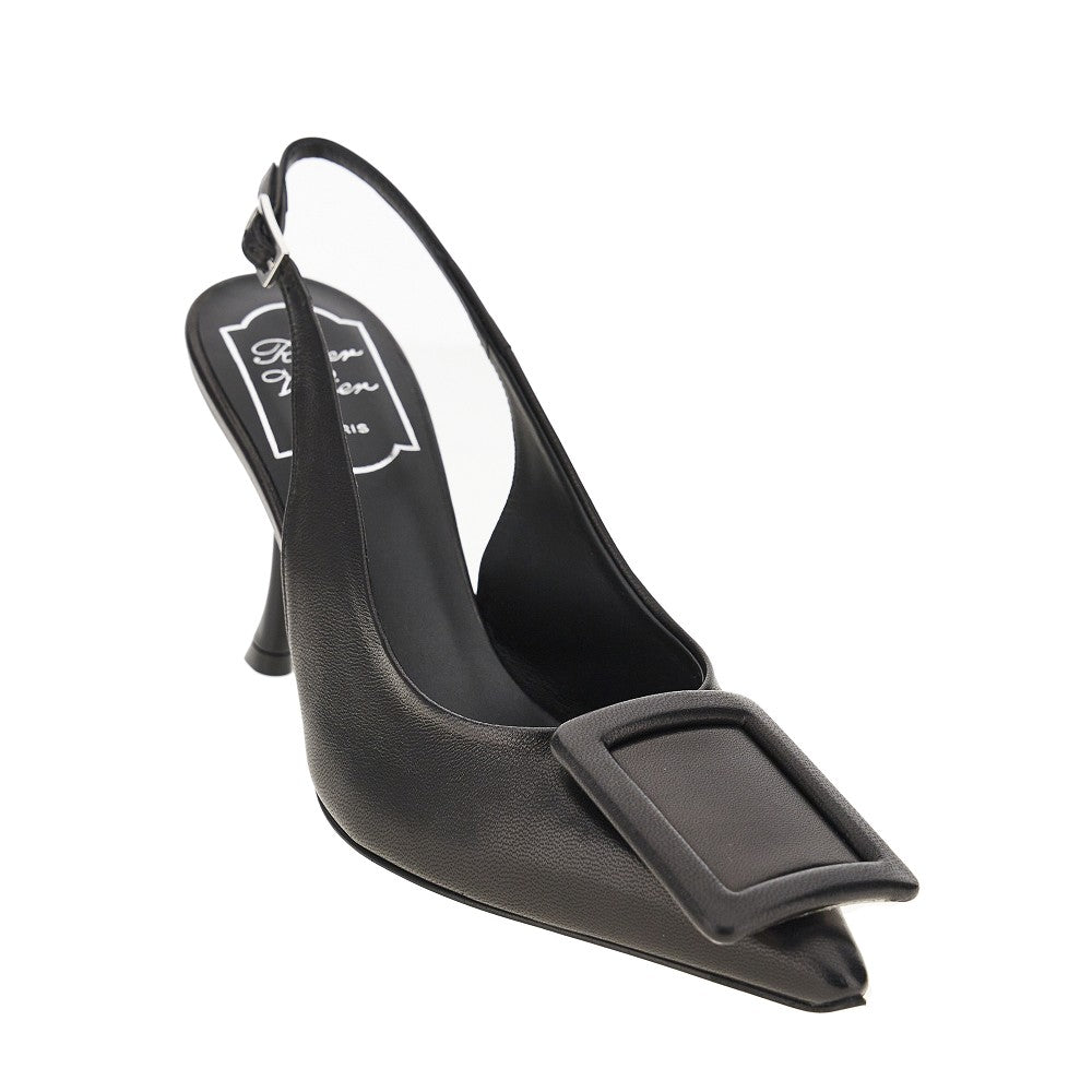 Roger Vivier Slingback 'Viv in the City' in nappa, view 2