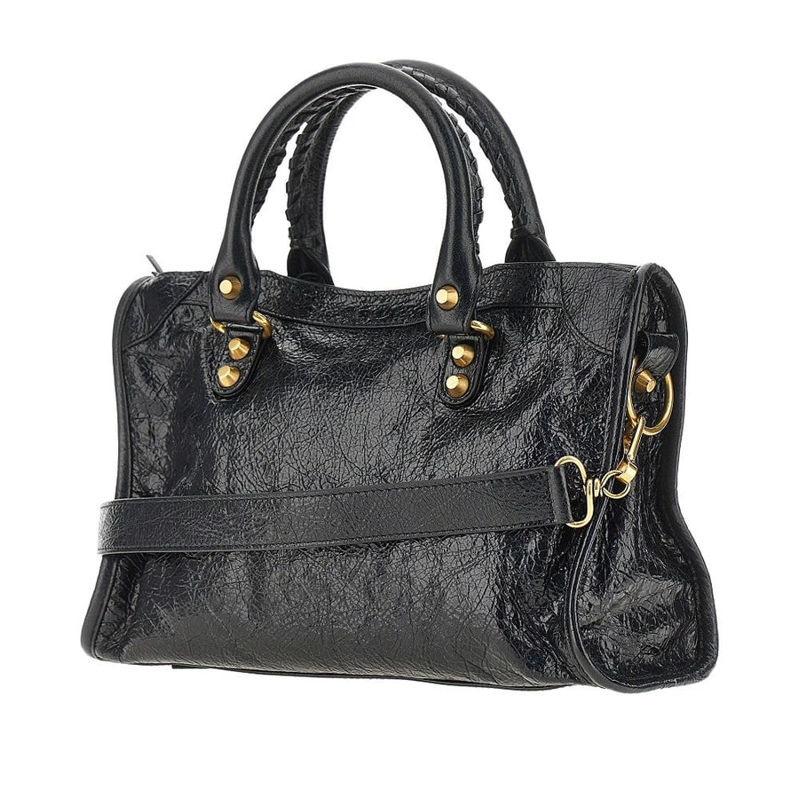 Balenciaga Borsa 'Le City' piccola in pelle Arena, view 2
