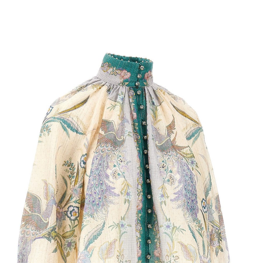 Zimmermann Blusa in cotone e seta 'Indra', view 2