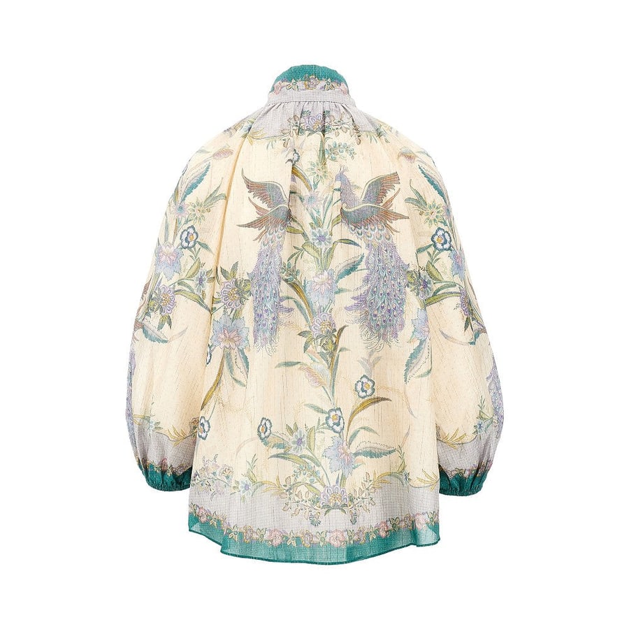 Zimmermann Blusa in cotone e seta 'Indra', view 3
