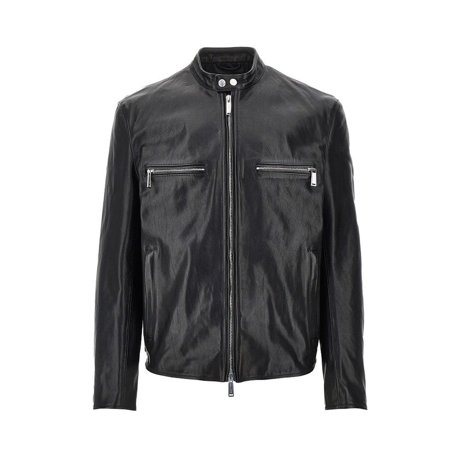 Dsquared2 Giacca Biker in pelle