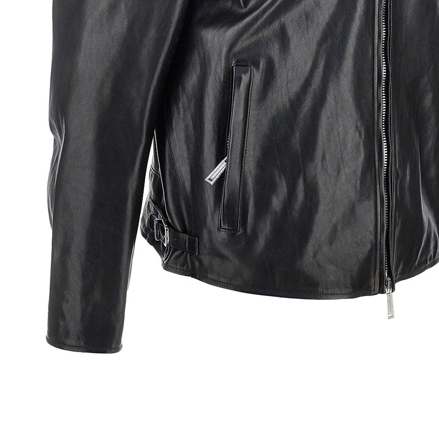 Dsquared2 Giacca Biker in pelle, view 2