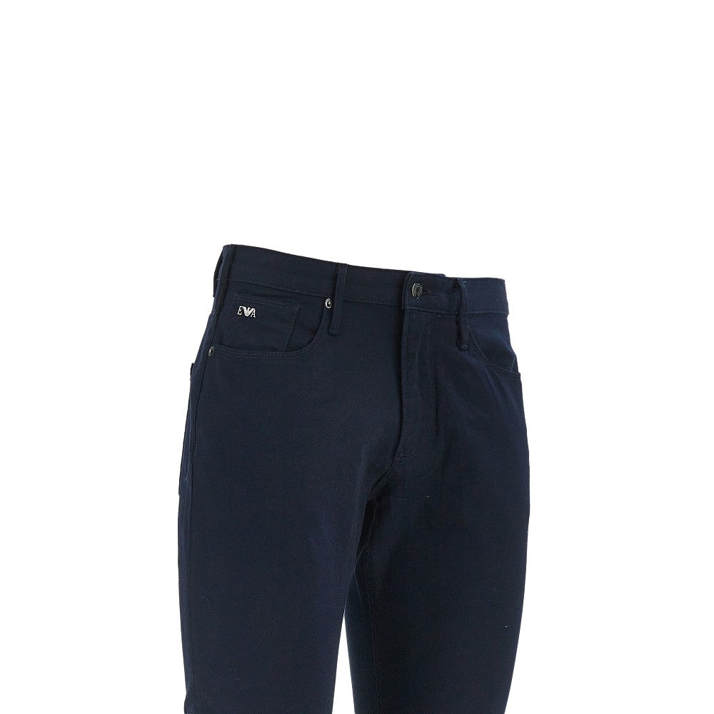 Emporio Armani Pantalone J06 in tela stretch, view 2