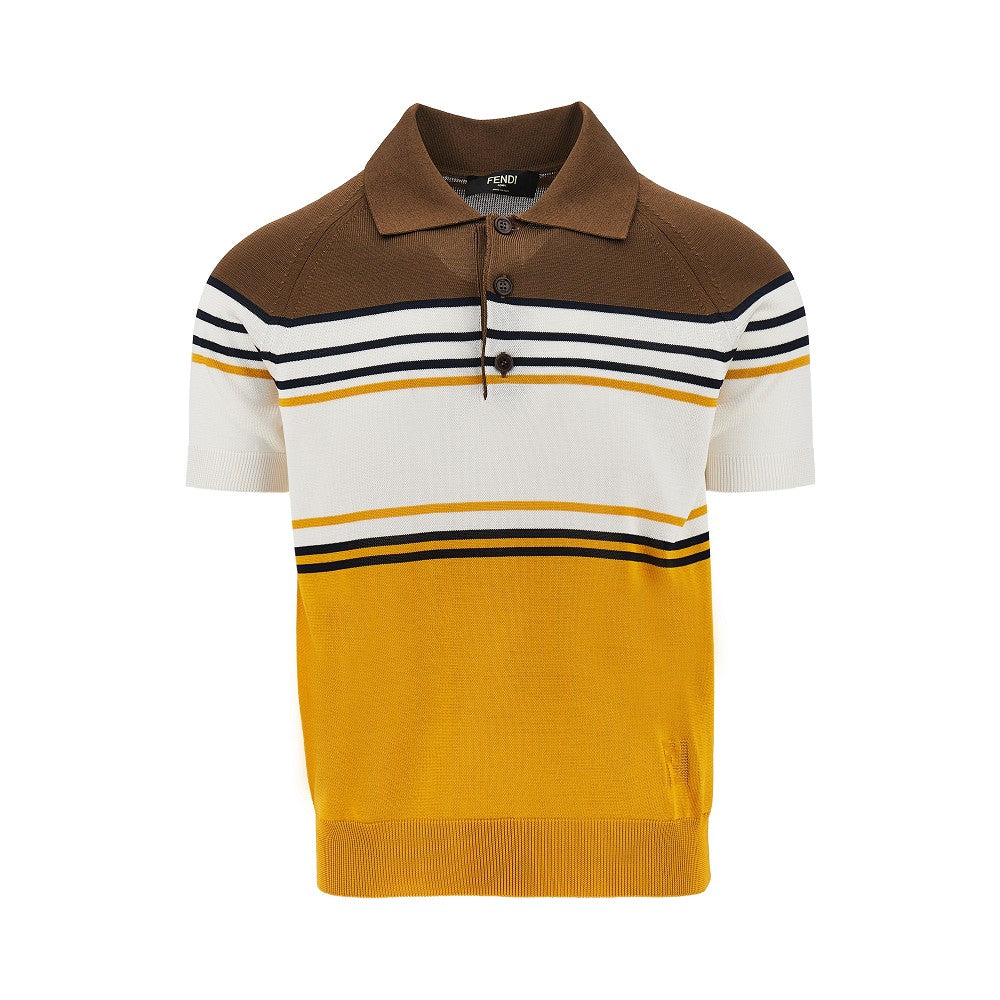 Fendi Polo in maglia a righe